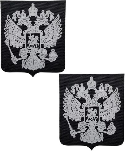 2 PCS Russian Special Forces Alpha Patches Russia Embroidered Tactical Morale Patches Hook and Loop(Alpha 01) in Saudi Arabia