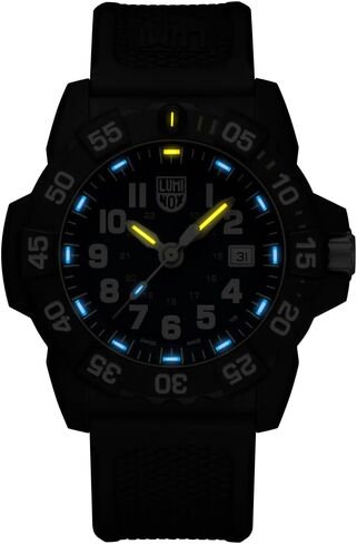 Luminox - Navy Seal Mens Watch 45mm - Military Watch & Dive Watch - Date Function - 200m Water Resistant - X3.CE03.NSF - Made in Switzerland in Saudi Arabia