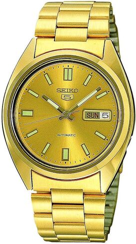 SEIKO Series 5 Automatic Gold Dial Men's Watch SNXS80K1 in Saudi Arabia