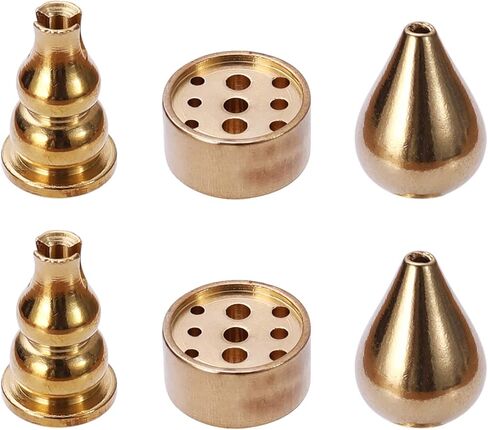 Brass Incense Holder 3 Styles, Incense Cone Burner, Coil Incense Holder, Incense Stick Holder (6 Pieces) in Saudi Arabia