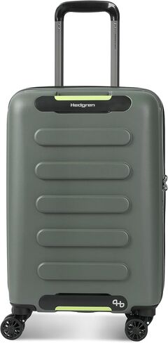 Hedgren GRIP CARRY ON Spinner – Durable Polycarbonate with TSA Lock, Double-Coil Zippers, Silent 4-Wheel Spinners & Multiple Handles - 21.6" (Black) in Saudi Arabia