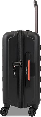Hedgren GRIP CARRY ON Spinner – Durable Polycarbonate with TSA Lock, Double-Coil Zippers, Silent 4-Wheel Spinners & Multiple Handles - 21.6" (Black) in Saudi Arabia