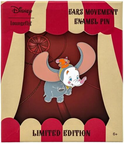Loungefly Disney Dumbo Flying 3 Inch Collectible Enamel Pin in Saudi Arabia