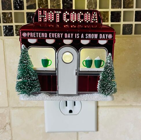 باث اند بودي وركس ريد هوت كاكاو ستاند WallFlower Fragrance Nightlight Plug in Kuwait