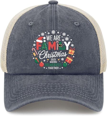 Family Christmas 2025 Making Memories Trucker Hat Golf Caps for Daughter in Saudi Arabia