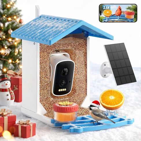 مغذي الطيور مع الكاميرا ، 2.5 كيلو دل in Kuwait