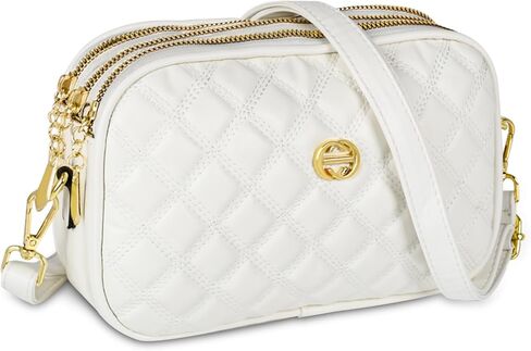 EXTREE Quilted Crossbody Bag, Trendy Design Shoulder Purse in Saudi Arabia
