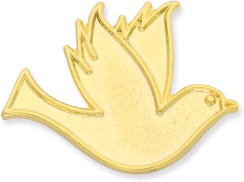 PinMart Gold Dove Lapel Pin in Saudi Arabia