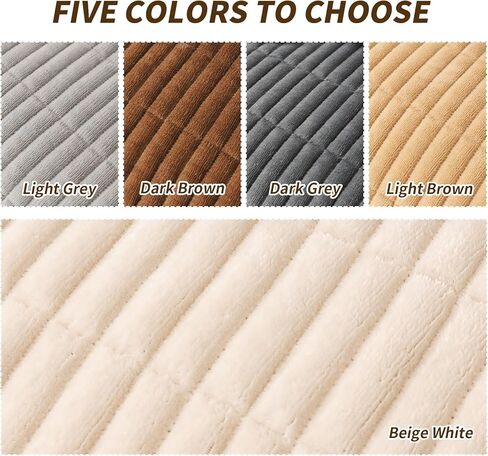 أغطية أريكة للكلاب، غطاء أريكة مخملي للكلاب، أغطية أرائك للحيوانات الأليفة لمسند الظهر ومسند الذراع، واقي أرائك للكلاب، غطاء أريكة للحيوانات الأليفة قابل للغسل (قطعة واحدة، بيج أبيض، 27.5 بوصة × 27.5 بوصة، مقعد واحد) in Kuwait