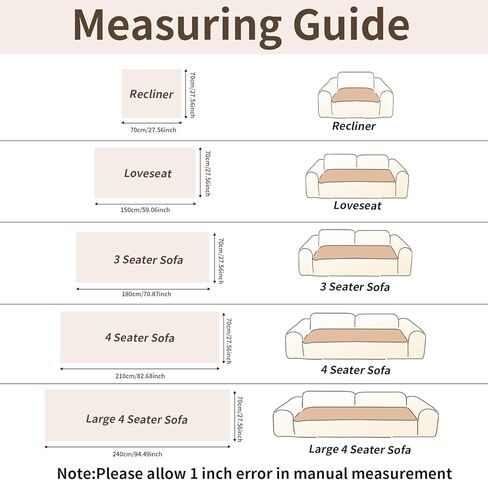 أغطية أريكة للكلاب، غطاء أريكة مخملي للكلاب، أغطية أرائك للحيوانات الأليفة لمسند الظهر ومسند الذراع، واقي أرائك للكلاب، غطاء أريكة للحيوانات الأليفة قابل للغسل (قطعة واحدة، بيج أبيض، 27.5 بوصة × 27.5 بوصة، مقعد واحد) in Kuwait