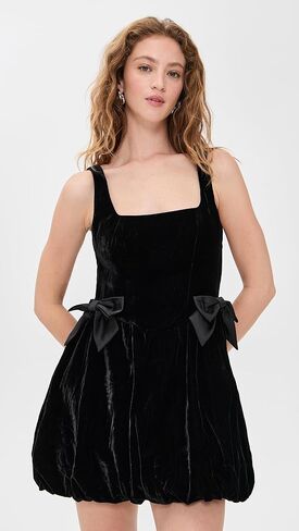 WAYF Women's Brielle Velvet Bubble Mini Dress in Saudi Arabia
