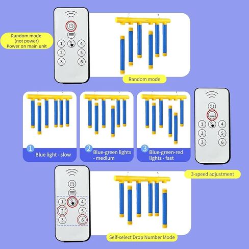 Remote Control Reflex Stick Game , Family Interactive Reaction Time Training - Falling Sticks Challenge for Hand Eye Coordination Training, Party Reflex Challenge Games & Adults/Kids Reflex Training in Kuwait