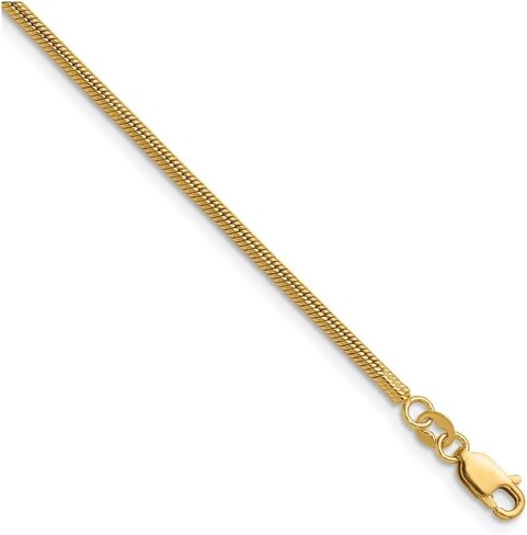 Jewels By Lux 1/20 14K Gold Filled Snake with Lobster Clasp Chain in Saudi Arabia