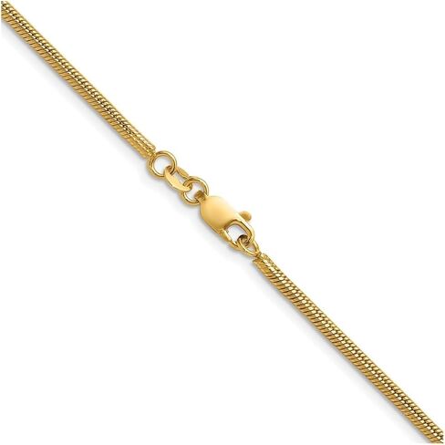 Jewels By Lux 1/20 14K Gold Filled Snake with Lobster Clasp Chain in Saudi Arabia