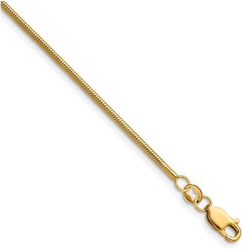 Jewels By Lux 1/20 14K Gold Filled Snake with Lobster Clasp Chain in Saudi Arabia