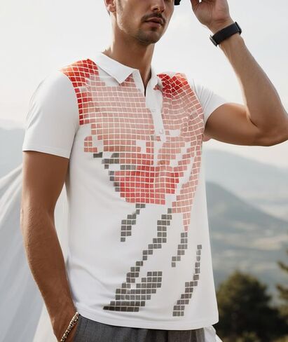 Men's Golf Polo Shirts Short Sleeve Casual T-Shirts in Saudi Arabia
