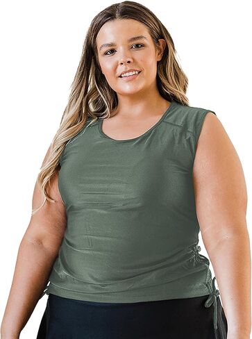 CALYPSA Closed Back Maya Swim Top in Saudi Arabia