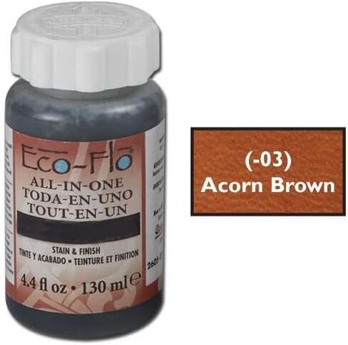 Tandy Leather Eco-Flo All-in-One Stain & Finish 4.4 fl. oz. (132 ml) Acorn Brown 2605-03 in Saudi Arabia