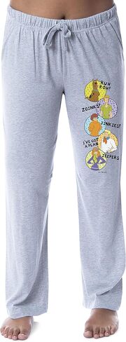 Scooby-Doo Womens' Scooby Shaggy Velma Fred Daphne Sayings Ruh Roh! Zoinks! Sleep Pajama Pants in Saudi Arabia