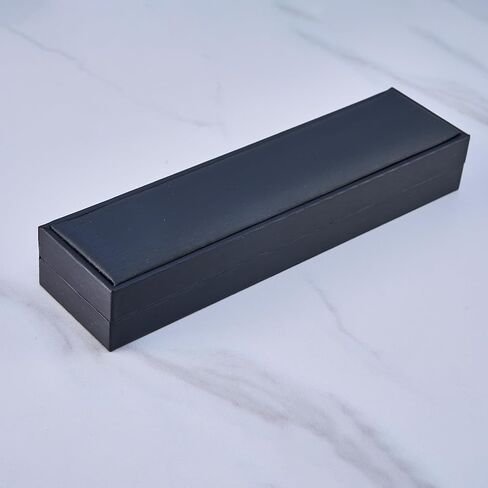 2 Pieces Long Velvet Jewelry Chain Necklace Gift Box Set, Bracelet Storage Case, Jewellry Display Box Black in Saudi Arabia