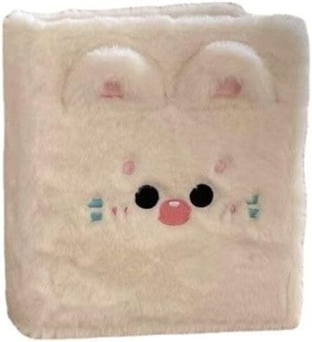 ألبوم صور A5 Photocard Binder Kawaii Furry Cartoon Plush Photocard مع 10 قطع داخلية لألبوم الصور مقاس 3 بوصة وأكمام ألبوم صور لطيفة Kpop لتخزين بطاقات الصور (القطط، 40 جيبًا) in Kuwait