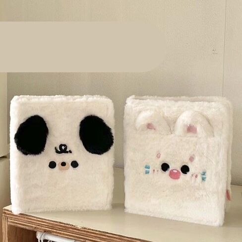 ألبوم صور A5 Photocard Binder Kawaii Furry Cartoon Plush Photocard مع 10 قطع داخلية لألبوم الصور مقاس 3 بوصة وأكمام ألبوم صور لطيفة Kpop لتخزين بطاقات الصور (القطط، 40 جيبًا) in Kuwait