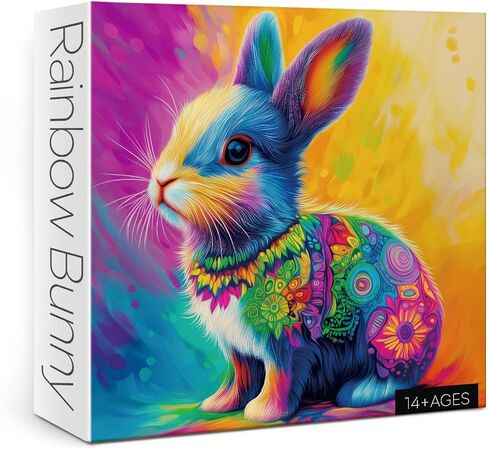 Parrot Spirit Puzzle 1000 Piece for Adult, Colorful Art Aesthetic Painting Jigsaw Puzzles, Gradient Nature Funny Pretty Puzzle in Saudi Arabia