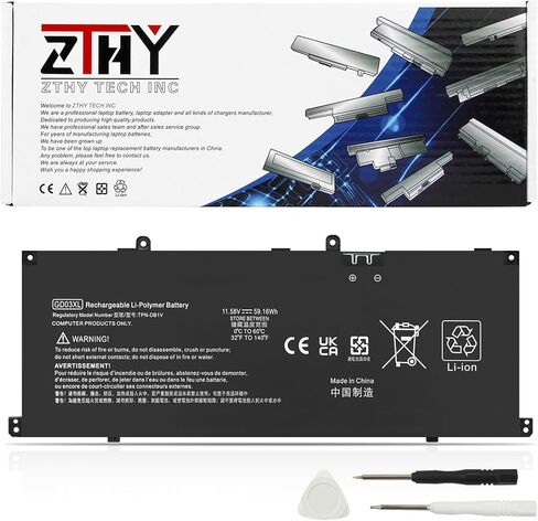 FZ06XL FZ06083XL استبدال البطارية لـ HP Specter X360 16-AA0000 16-F0000 2-IN-1 16T-F0000 16-F1000NX 16-F2013DX ، ENVY 16-H0000 17-DA0000 16-H0011TX 16-H079NG M4763636362C1 M48025-005 TPN- DB0I 83WH in Saudi Arabia