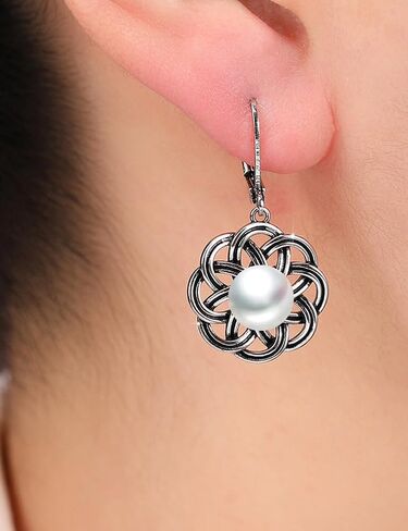 Gifts for Women Wife-Pearl-Earrings-Gift for Wife Wedding Birthday Anniversary Jewelry-Mom Girlfriend Her Mothers Day Gifts for Mom Women Valentines Day Christmas Day Gifts in Saudi Arabia