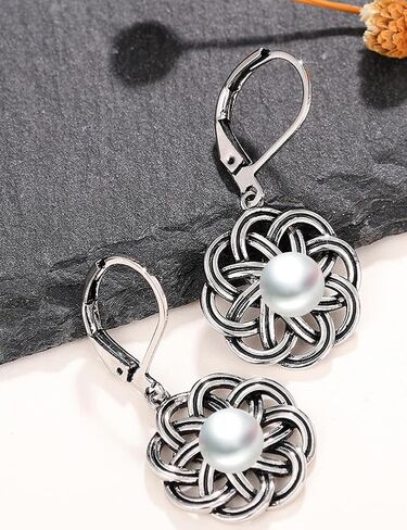 Gifts for Women Wife-Pearl-Earrings-Gift for Wife Wedding Birthday Anniversary Jewelry-Mom Girlfriend Her Mothers Day Gifts for Mom Women Valentines Day Christmas Day Gifts in Saudi Arabia