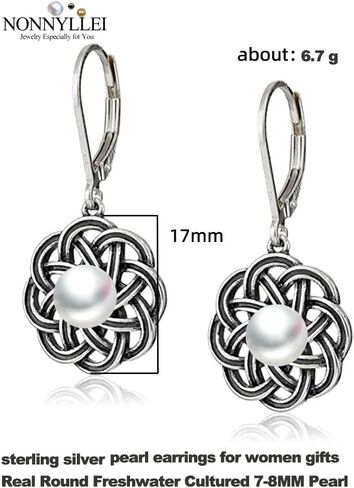 Gifts for Women Wife-Pearl-Earrings-Gift for Wife Wedding Birthday Anniversary Jewelry-Mom Girlfriend Her Mothers Day Gifts for Mom Women Valentines Day Christmas Day Gifts in Saudi Arabia