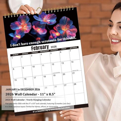 2025 fu-ck it calendar：Refrigerator calendar JAN. 2025 - DEC. 2025,Funny Swear Word Planner Monthly Calendar, Calendar For Tired Ass Women,Christmas Andnew Year Gift For Women in Saudi Arabia