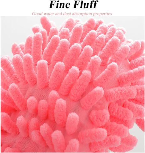 Mop Slippers Shoes 1 Pair - Pink Cleaning Slippers for Home, Non-Slip Microfiber Floor Cleaning Shoes, for Hardwood, Tile & Laminate Floors in Saudi Arabia