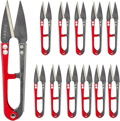 UCEC 12 Packs Thread Snips for Sewing Scissors Small Crochet Scissors Thread Cutter Yarn Cutter, Sewing Snips Great for Stitch, Embroidery, Knitting, Mini DIY Supplie Colorful in Saudi Arabia