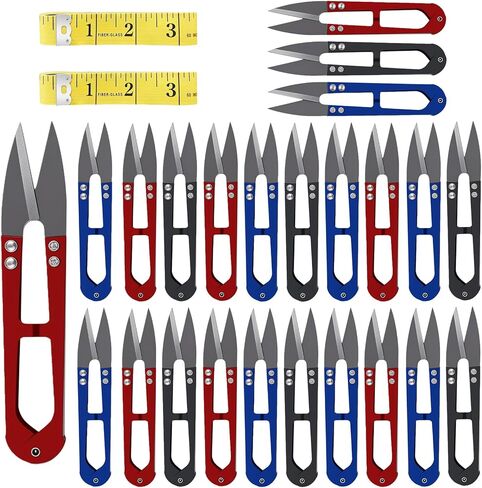 UCEC 12 Packs Thread Snips for Sewing Scissors Small Crochet Scissors Thread Cutter Yarn Cutter, Sewing Snips Great for Stitch, Embroidery, Knitting, Mini DIY Supplie Colorful in Saudi Arabia