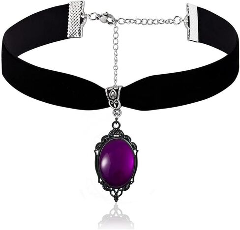 Gothic Black Velvet Goth Choker Necklace for Women,Cameo Black Choker Crow Skull Pendant Necklace Vintage Collar Skull Necklace Gothic Jewelry in Saudi Arabia