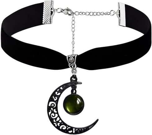 Gothic Black Velvet Goth Choker Necklace for Women,Cameo Black Choker Crow Skull Pendant Necklace Vintage Collar Skull Necklace Gothic Jewelry in Saudi Arabia