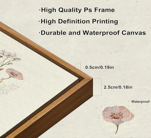 Framed Christian Floral Scripture Canvas Wall Art Boho Bible Inspirational Picture Wall Decor His Mercies Are New Every Morning Poster Print Artwork for Prayer Room Church Study Living Room Home Decoration in Saudi Arabia