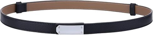 FENLDY Adjustable Thin Belts For Womens Skinny Belts For Dresses Womens Solid Color Alloy Snap-On Belts For Jeans in Saudi Arabia