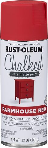 Rust-Oleum 302591 Chalked Spray Paint, 12 oz, Linen White Ultra Matte, 12 Ounce (Pack of 2) in Saudi Arabia