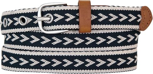Eddie Bauer womens Cascade Grommet Webbing Belt With Metal Buckle in Saudi Arabia