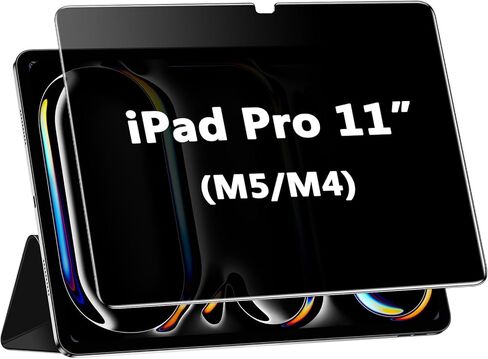 واقي شاشة للخصوصية من WYQLTD لجهاز iPad Pro 13 بوصة 2024، زجاج مقسى مضاد للتجسس، مضاد للخدش، خالٍ من الفقاعات، متوافق مع قلم Apple ومعرف الوجه in Kuwait