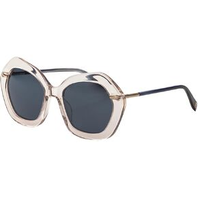 Elton John A-List نظارة شمسية نسائية مستقطبة سداسية الأسيتات ذات حافة كاملة مقاس متوسط ​​55 ملم in Kuwait