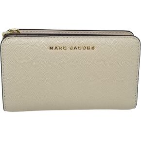 Marc Jacobs M0016990 Black Saffiano Leather With Gold Hardware Medium Women's Bifold Wallet in Kuwait