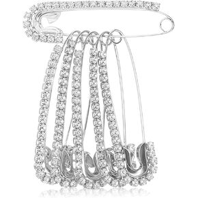 12 Pcs Rhinestone Pins, Safety Pin Brooch Sweater Shawl Pins for Skirts, Sweaters, Scarves, Lapel Hats, Suit Jackets, Accessories in Saudi Arabia