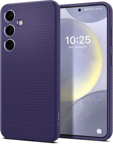 الهواء السائل Spigen المصمم لـ Samsung Galaxy S10 Plus Case (2019) - Matte Black in Kuwait