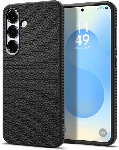 الهواء السائل Spigen المصمم لـ Samsung Galaxy S10 Plus Case (2019) - Matte Black in Kuwait