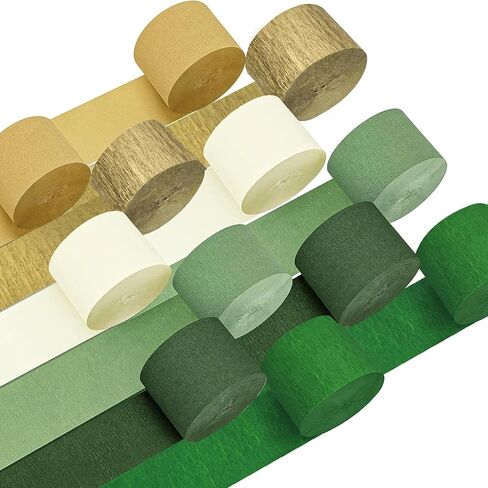 Rainbow Party Decorations, 12 Rolls Crepe Paper Streamers, 984ft 12 Rainbow Streamers for Birthday Baby Shower Engagement Wedding Office Back to School Supplies Party Decorations DIY Art Crafts in Saudi Arabia