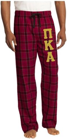 Grekgear Pi Kappa Alpha PIKE Flannel Plaid Pant - PJ's in Saudi Arabia