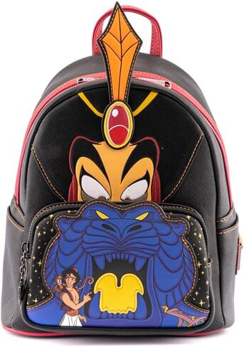 حقيبة كتف نسائية بحزام مزدوج من Loungefly Disney Jafar Villains Scene in Saudi Arabia